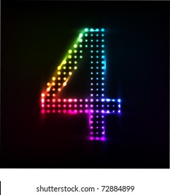 Vector - disco lights number 4