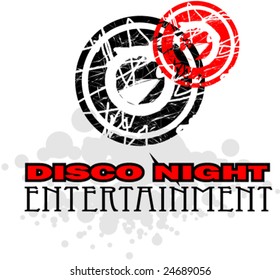 VECTOR Disco Nigment Entertainment Design-Symbol