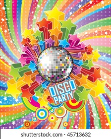 Vector Disco Party Illustration