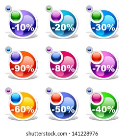 Vector discount labels 2