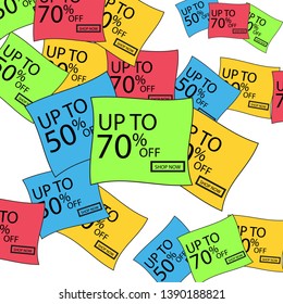 Vector discount stickers. Collection stickers, price tags. Sale, free, new