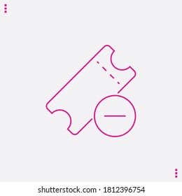 Diseño de icono de boleto de descuento vectorial Lorem Ipsum