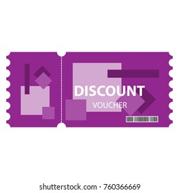 vector discount voucher background design