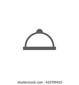 Vector Dish Icon on white background