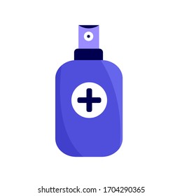 idea de iconos de botellas de desinfectante vectorial