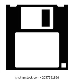 Vector Disk Glyph Icon Design
