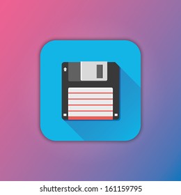 Vector Diskette Icon