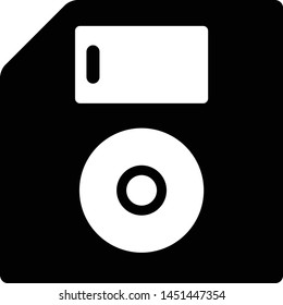 vector diskette is an icon that shows tools for storing data