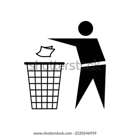 Vector Dispose Trash Icon Symbol