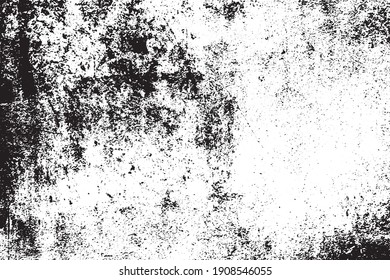 Vector distressed black and white grunge texture,Old wall,scratched design background.