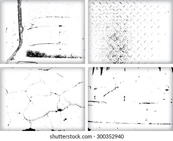 Vector Distressed Grunge Texture . 