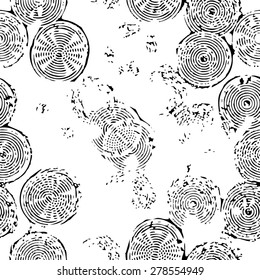Vector Distressed Grunge Texture.  Cracked Seamless Pattern. 