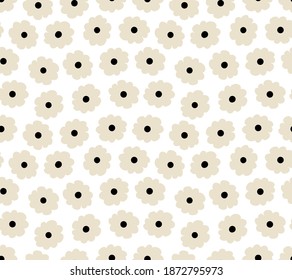 Impresión de Ditsy vectorial, patrón de brillo sin flor