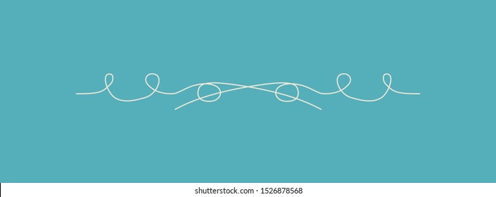 Vector divider isolated. Artistic object for decorating of glasses shop, promo, logo and etc.