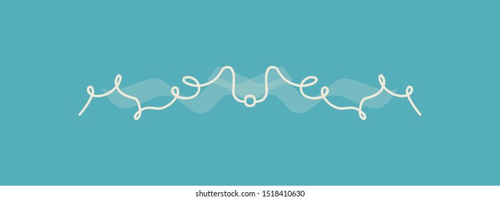 Vector divider. Isolated. Titled layers. For deco of home interior, beauty saloon web page, brochure cover, tax document, perfume pack and etc.