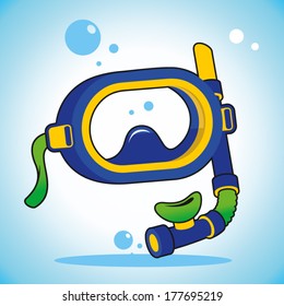 Vector diving mask