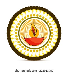 vector diwali diya illustration