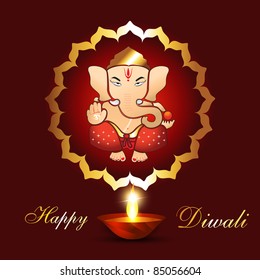 vector diwali festival background