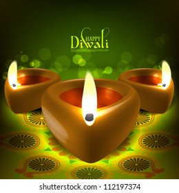 Vectordiwali-Öllampe