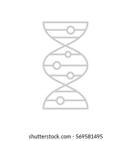 vector DNA molecule icon