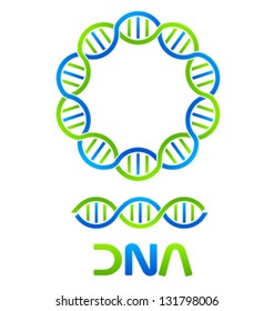 Vector DNA Strand and Seamless