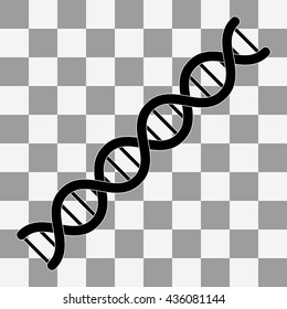 Vector DNA symbol. Flat illustration