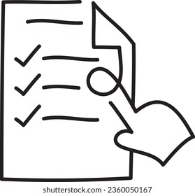 vector to do list. cheking list. learning with to do list vector illustration on white background