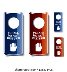 vector do not disturb door hangers