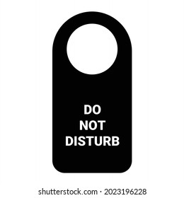 Vector Do Not Disturb Glyph Icon Design
