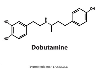 Vector of Dobutamine chemical structure