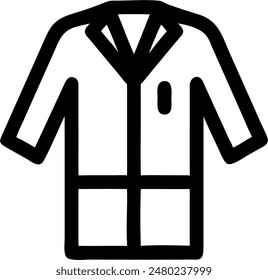 vector of a doctor clothes