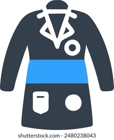 vector of a doctor clothes