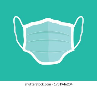 vector Doctor mask and corona virus protection isolated on a with background, Covid-19, 
