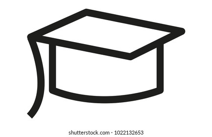 Vector - doctoral cap