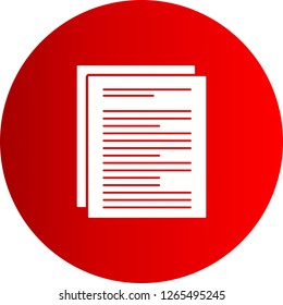 vector document icon