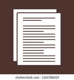 vector document icon