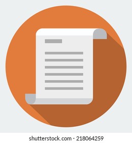 Vector document icon