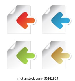 Vector document icons