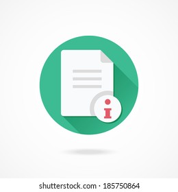 Vector Document Information Icon