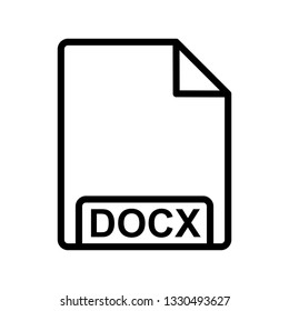  Vector DOCX Icon
