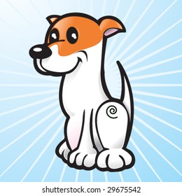 vector dog