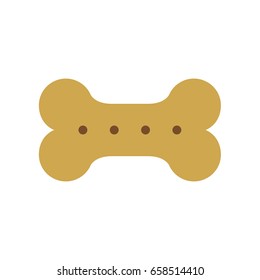 Vector dog bone biscuit