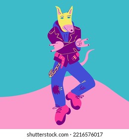 vector dog furry art character
