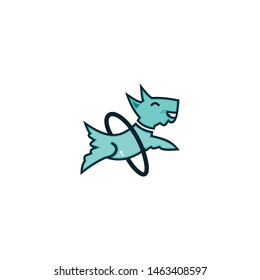 Vector dog graphic illustration graphic