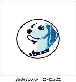 vector dog logo design for your t-shirt and identity