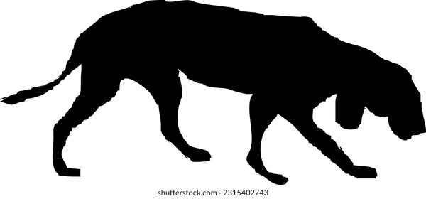 vector dog silhouette photo, silhouette dog