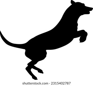 vector dog silhouette photo, silhouette dog