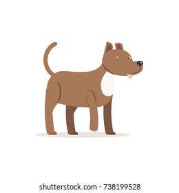 Vector dog. Staffordshire terrier 