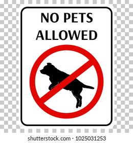 Vector Dog Stop Sign Isolated On Stock Vector (Royalty Free) 1025031253 ...