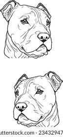 Vector dogs set silhouette on white background isolated. dog vector. vector hand drawn dog outline illustration .vector flat design animals silhouette set.